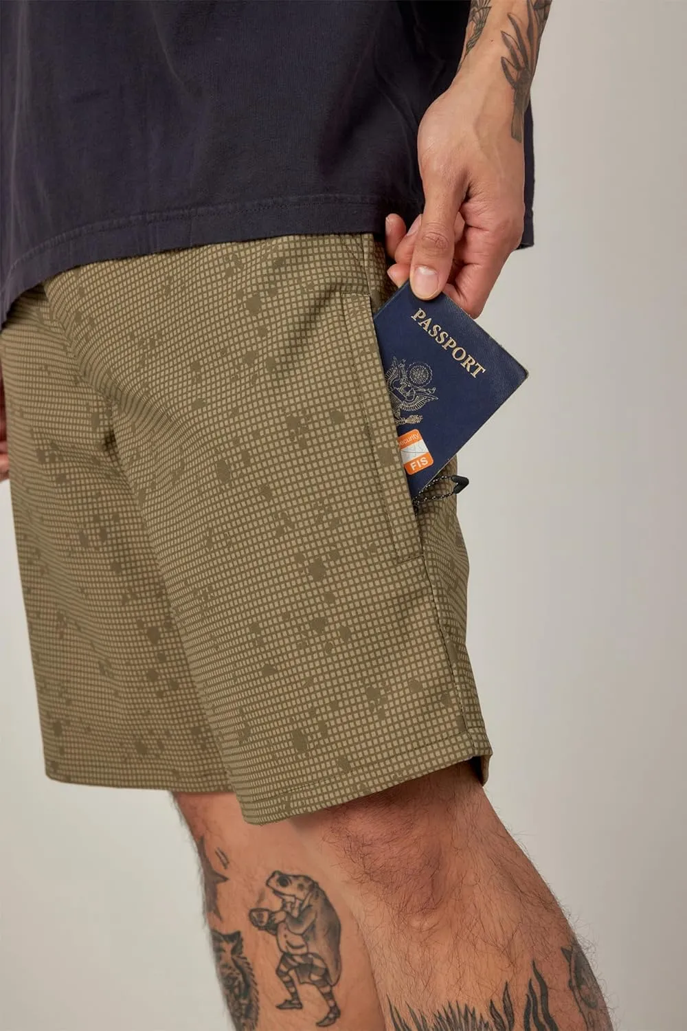 686 Men's Everywhere Hybrid Short - Relaxed Fit - Quick-Drying Classic Shorts - 10 Pocket Design