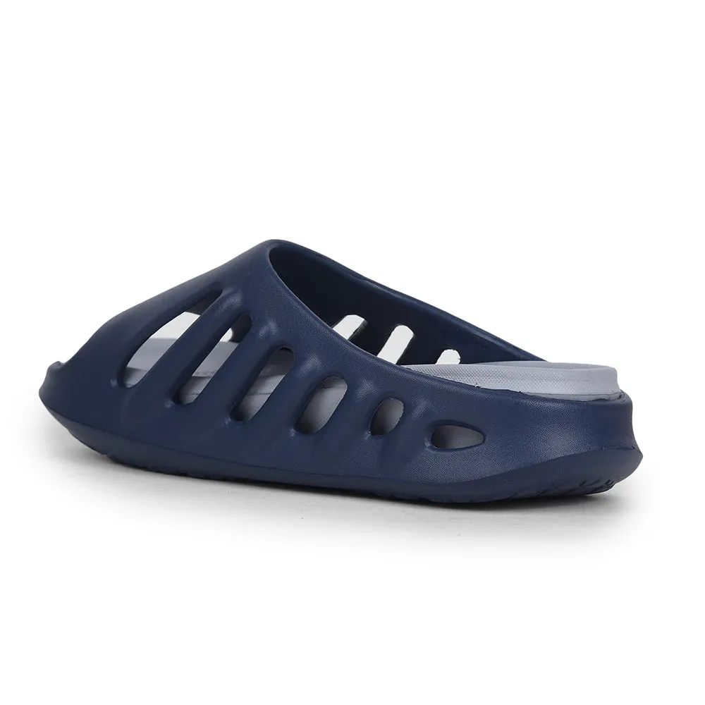 A-HA Navy Blue Casual Slider For Men ZQ-JR-M6 By Liberty