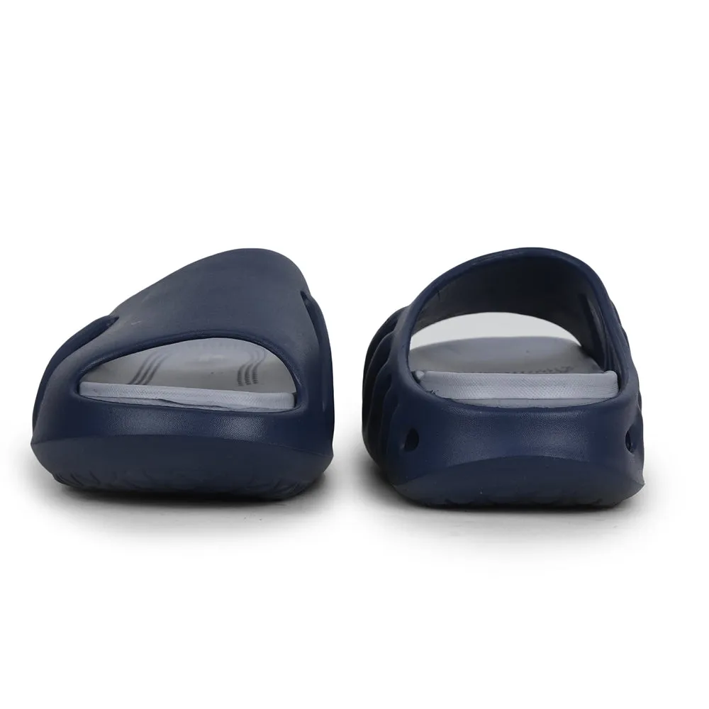 A-HA Navy Blue Casual Slider For Men ZQ-JR-M6 By Liberty