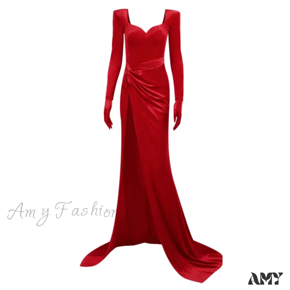 Amy Fashion - Elegant Bodycon Long Dress