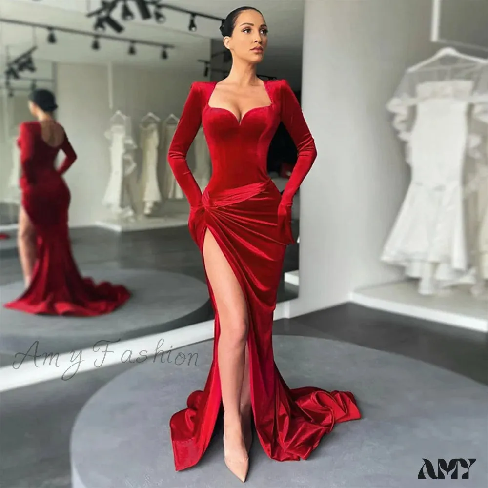 Amy Fashion - Elegant Bodycon Long Dress
