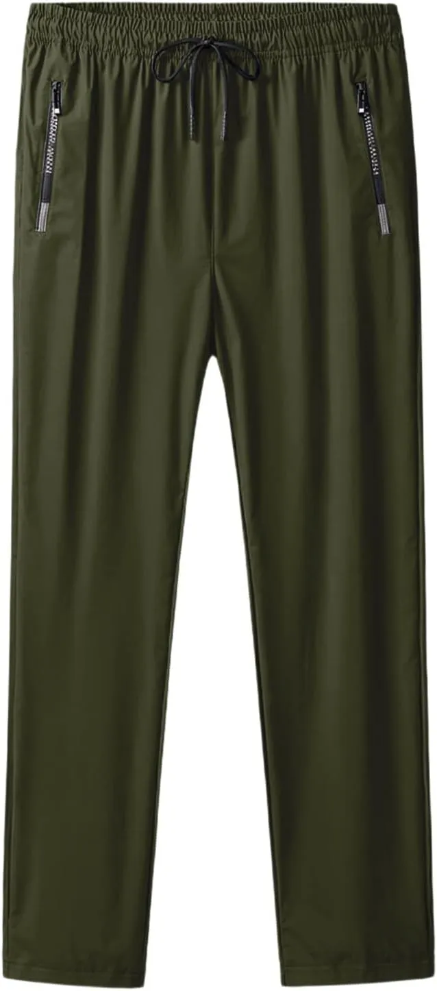 Beeswan Pants for Women Over 50 Quick Dry Pants Elastic Waist Stretch Active Breathable Athletic Pant