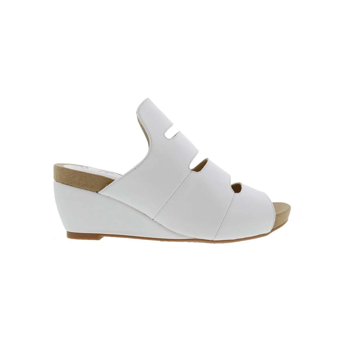 Bellini White Women Wedge Sandals In White Smooth