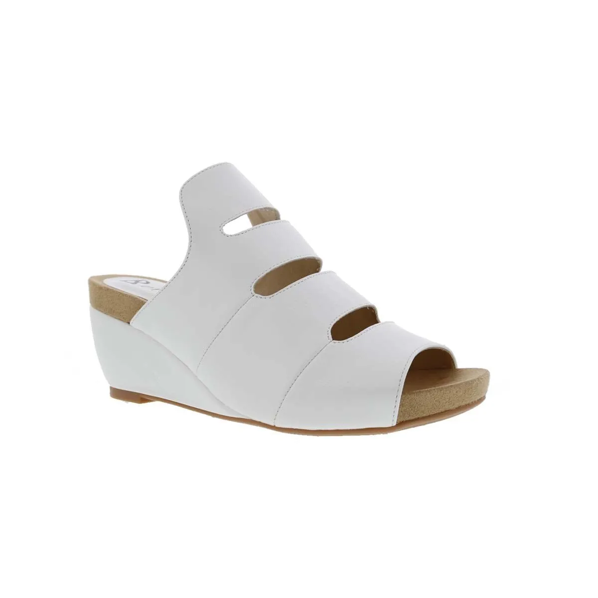 Bellini White Women Wedge Sandals In White Smooth