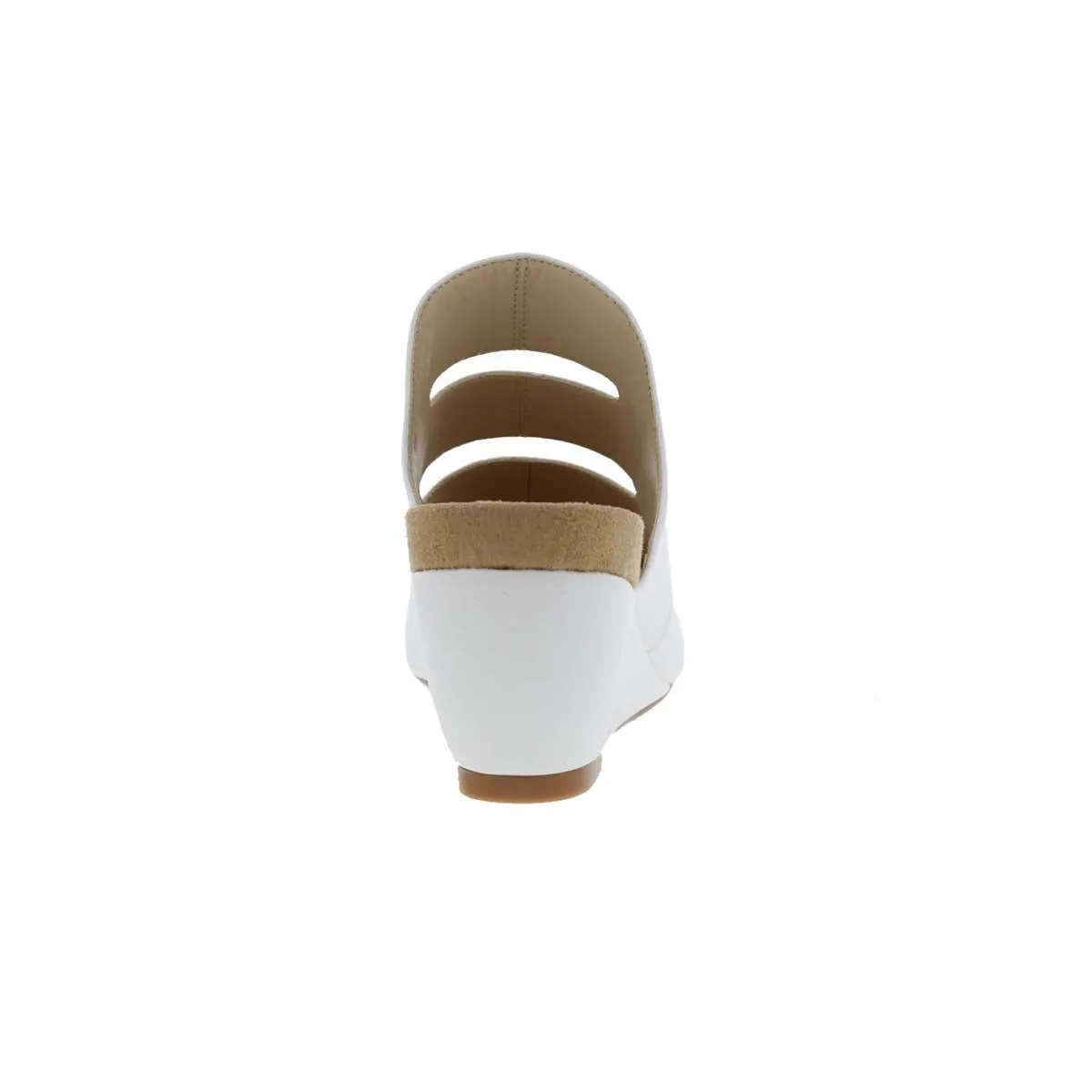 Bellini White Women Wedge Sandals In White Smooth
