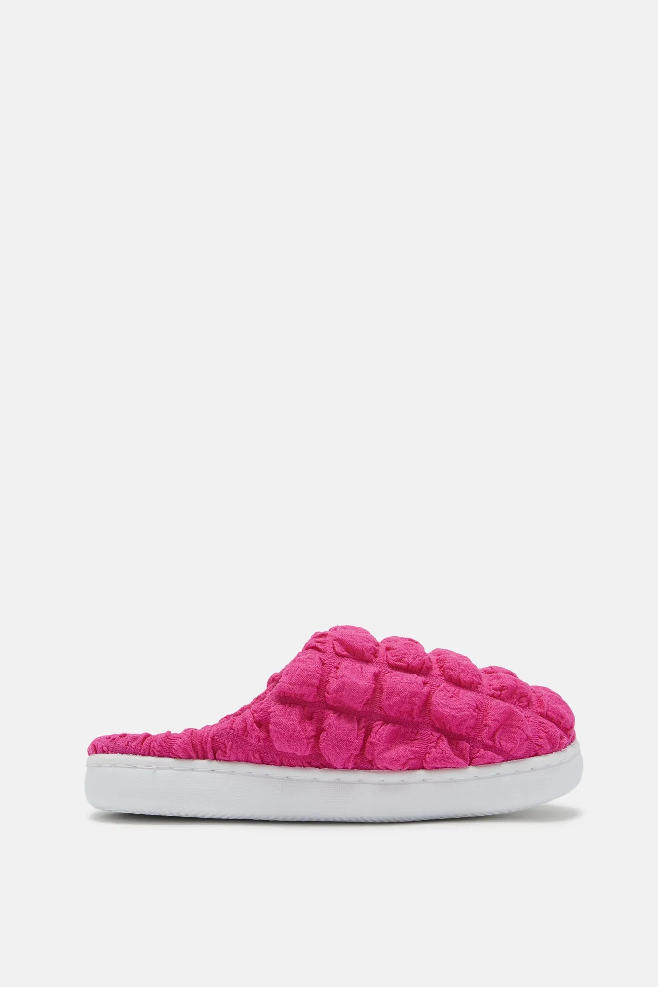 Better This Way Casual Slides - Hot Pink