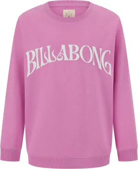 Billabong Girls' French Terry Pullover Crewneck Sweatshirt, Soft & Comfortable
