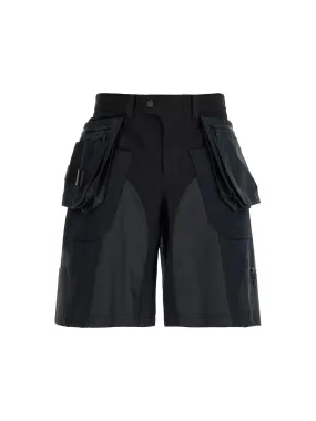 Cargo Bi-Material Shorts