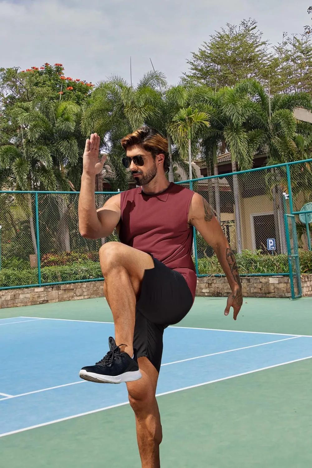 COOFANDY Mens Workout Tank Tops Cotton 3 Pack Soft Muscle Shirt Sleeveless Classic T Shirts Gym Athletic Tank
