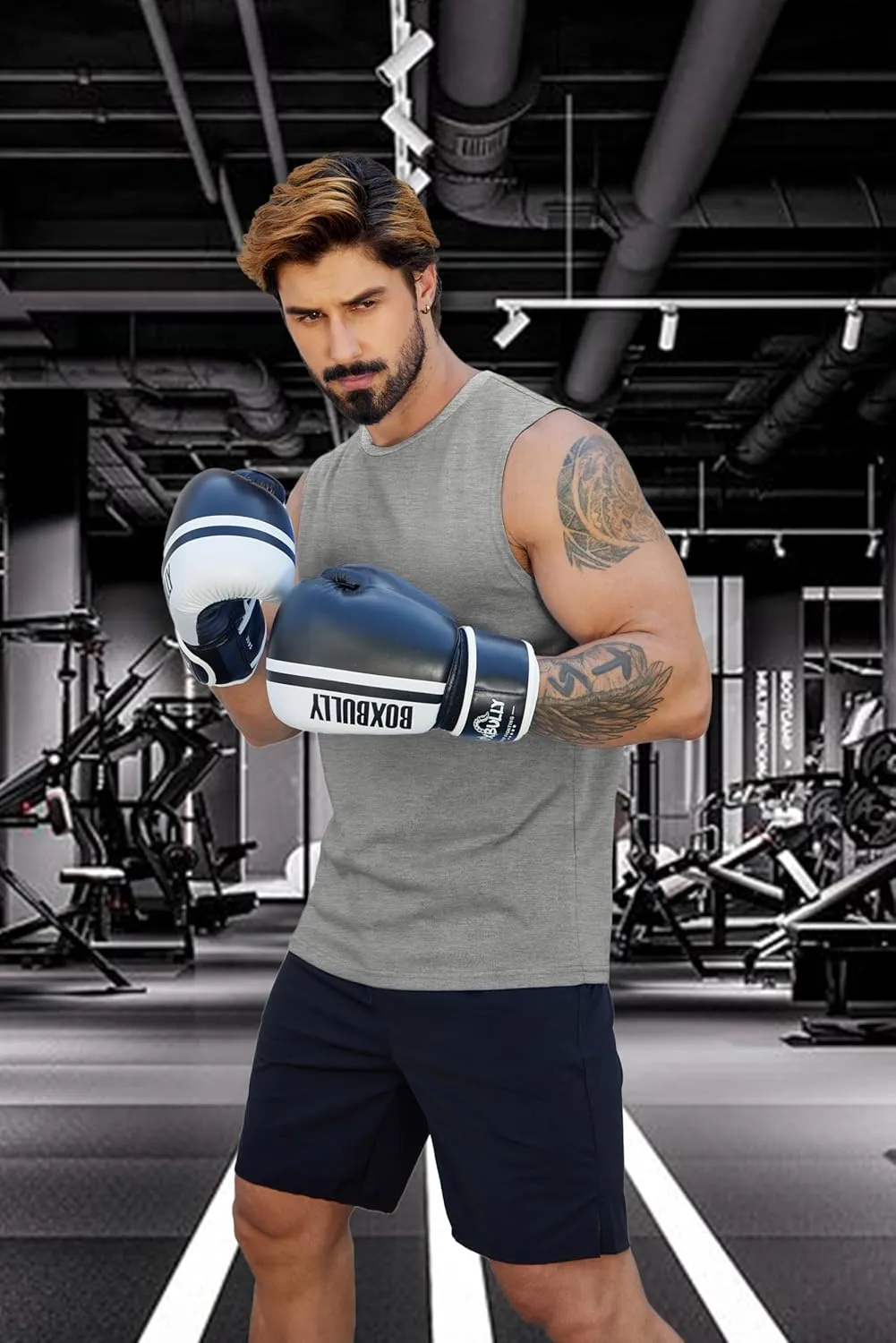 COOFANDY Mens Workout Tank Tops Cotton 3 Pack Soft Muscle Shirt Sleeveless Classic T Shirts Gym Athletic Tank