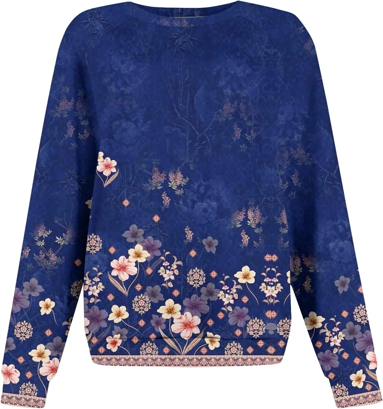 Crewneck Sweatshirts For Women Trendy Crewneck Long Sleeve Shirts Womens Comfy Fall Fashion 2024 Tops Hoodies