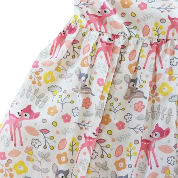 Deer Open Back Dress