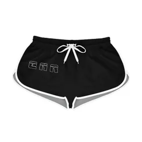 Early Night Records - Women's Relaxed Shorts (AOP)