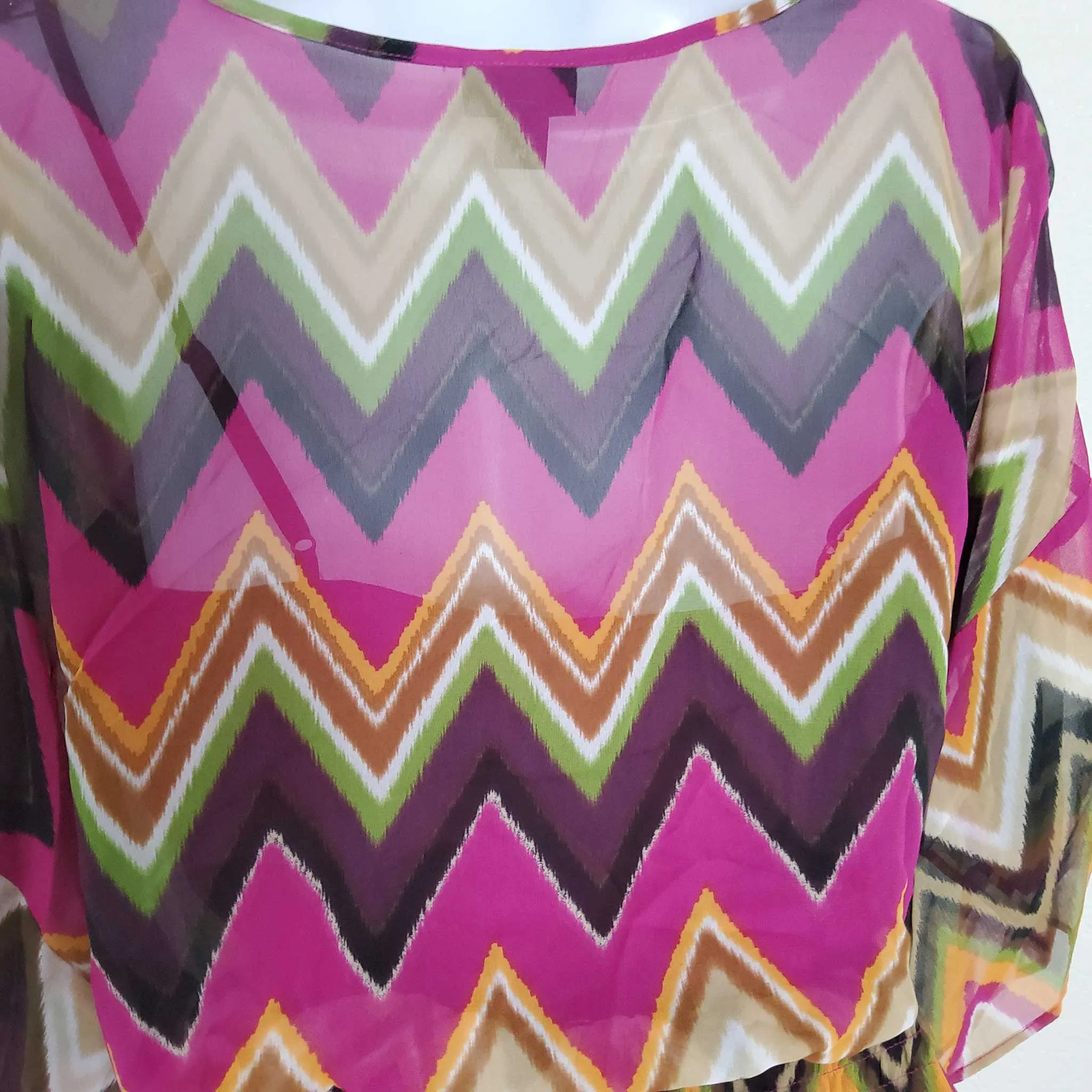 East 5th Pink Two-Piece Skirt Set with Detachable Camisole, Women's Medium