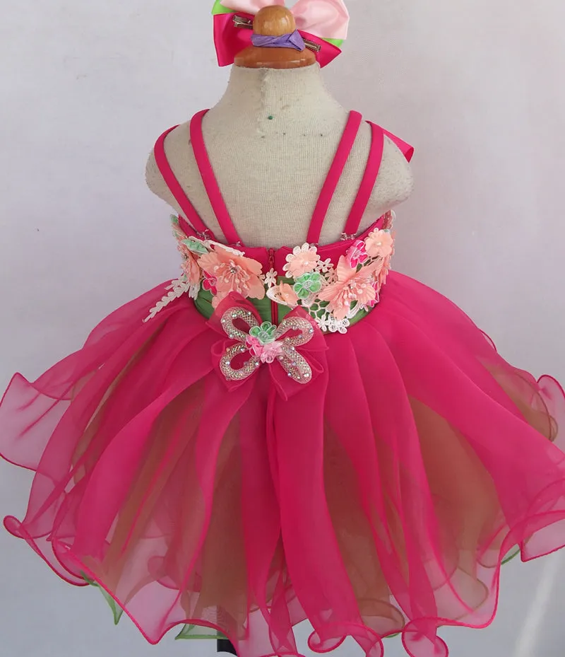 Elegant Baby/Kids/Newborn/Infant Natural Pageant Dress