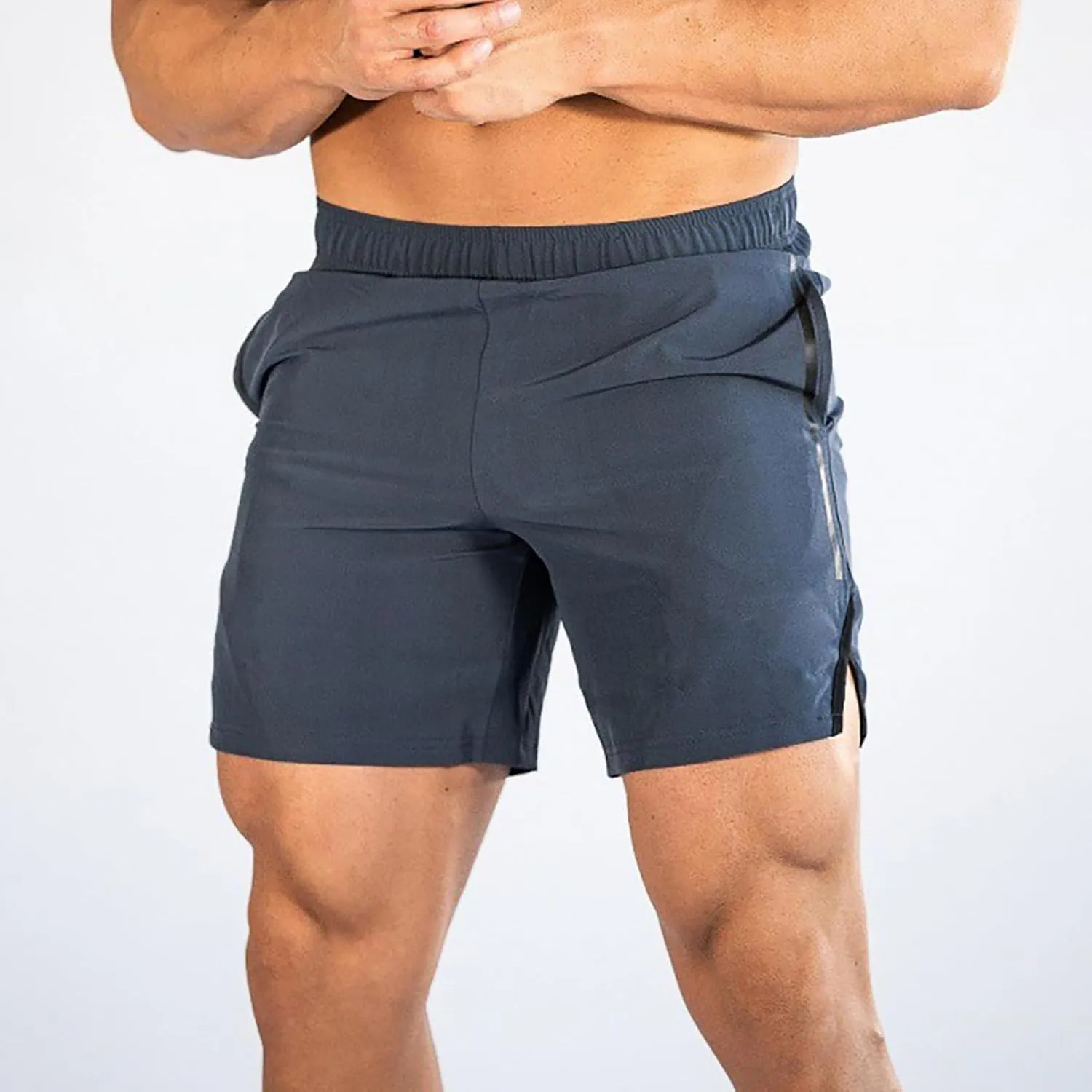 GOKKILRW Mens Shorts Casual Summer Shorts Elastic Waist Relaxed Fit Hiking Shorts Lightweight Outdoor Golf Shorts Loungewear