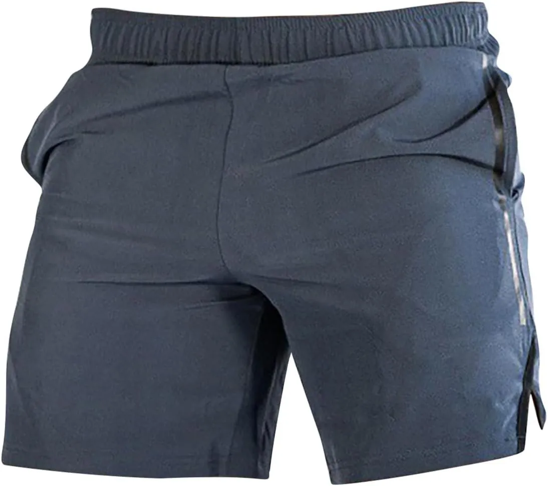 GOKKILRW Mens Shorts Casual Summer Shorts Elastic Waist Relaxed Fit Hiking Shorts Lightweight Outdoor Golf Shorts Loungewear