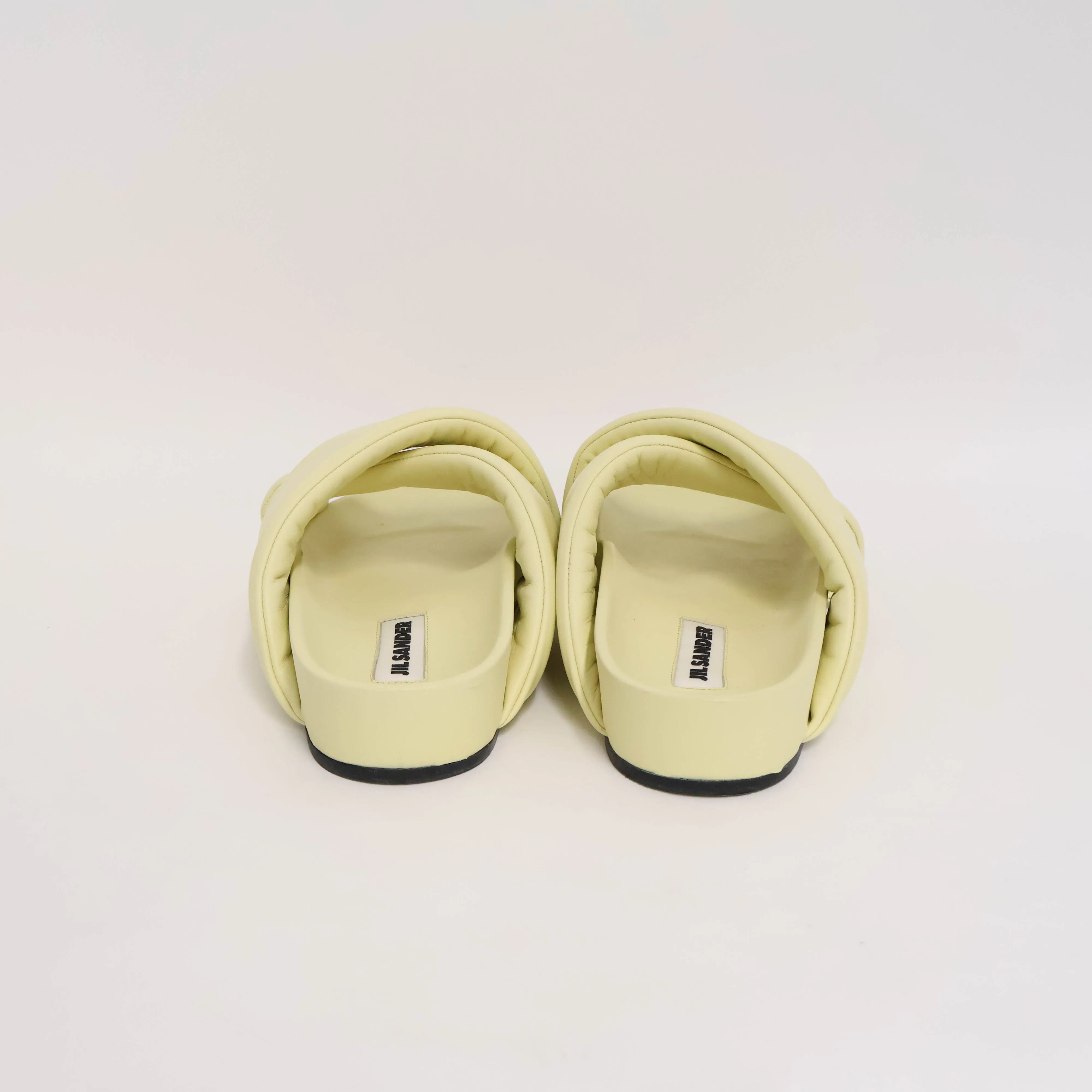 Jil Sander Yellow Sandals Criss - Cross 43