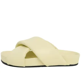 Jil Sander Yellow Sandals Criss - Cross 43