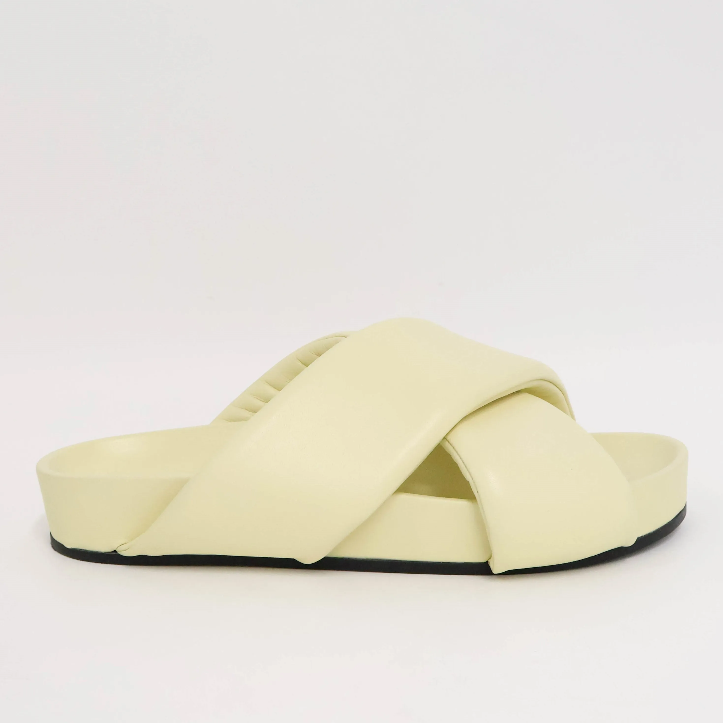 Jil Sander Yellow Sandals Criss - Cross 43