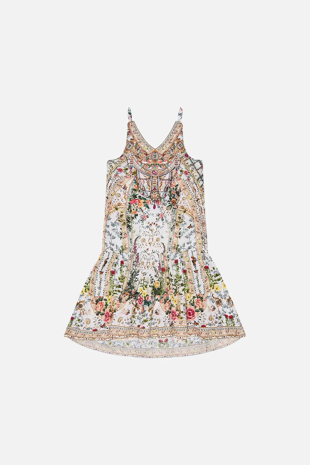 KIDS TIERED DRESS WITH BOWS 12-14 RENAISSANCE ROMANCE