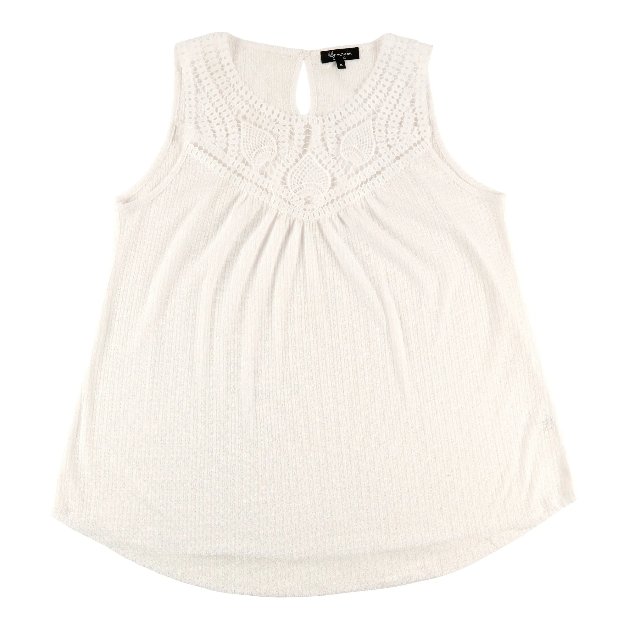 lily morgan Women's Plus Crochet Camisole