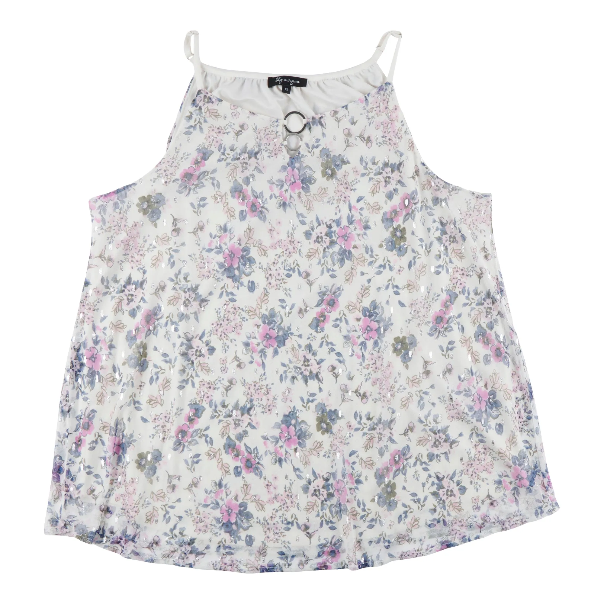 lily morgan Women's Plus Ring Detail Camisole