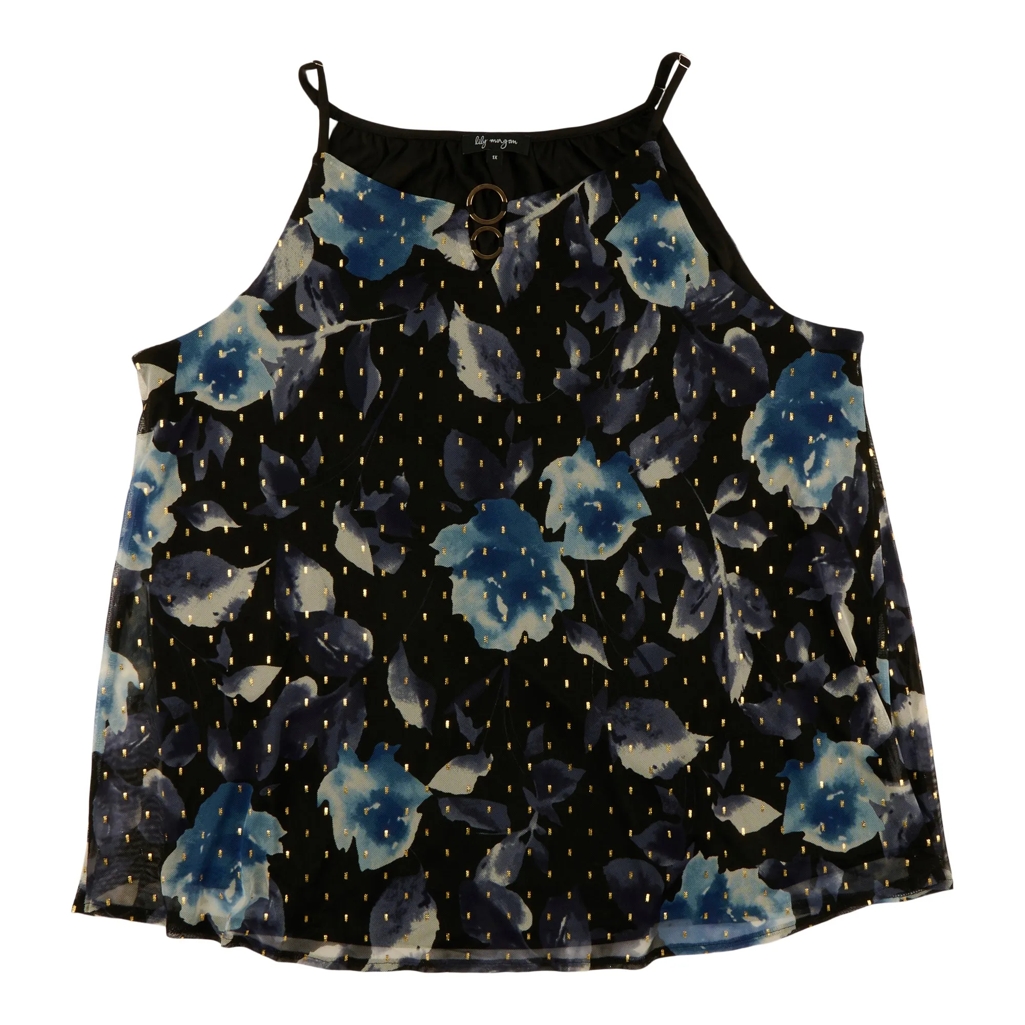 lily morgan Women's Plus Ring Detail Camisole