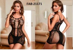 Lingerie Sexy Fishnet Dress (FAB-21171)