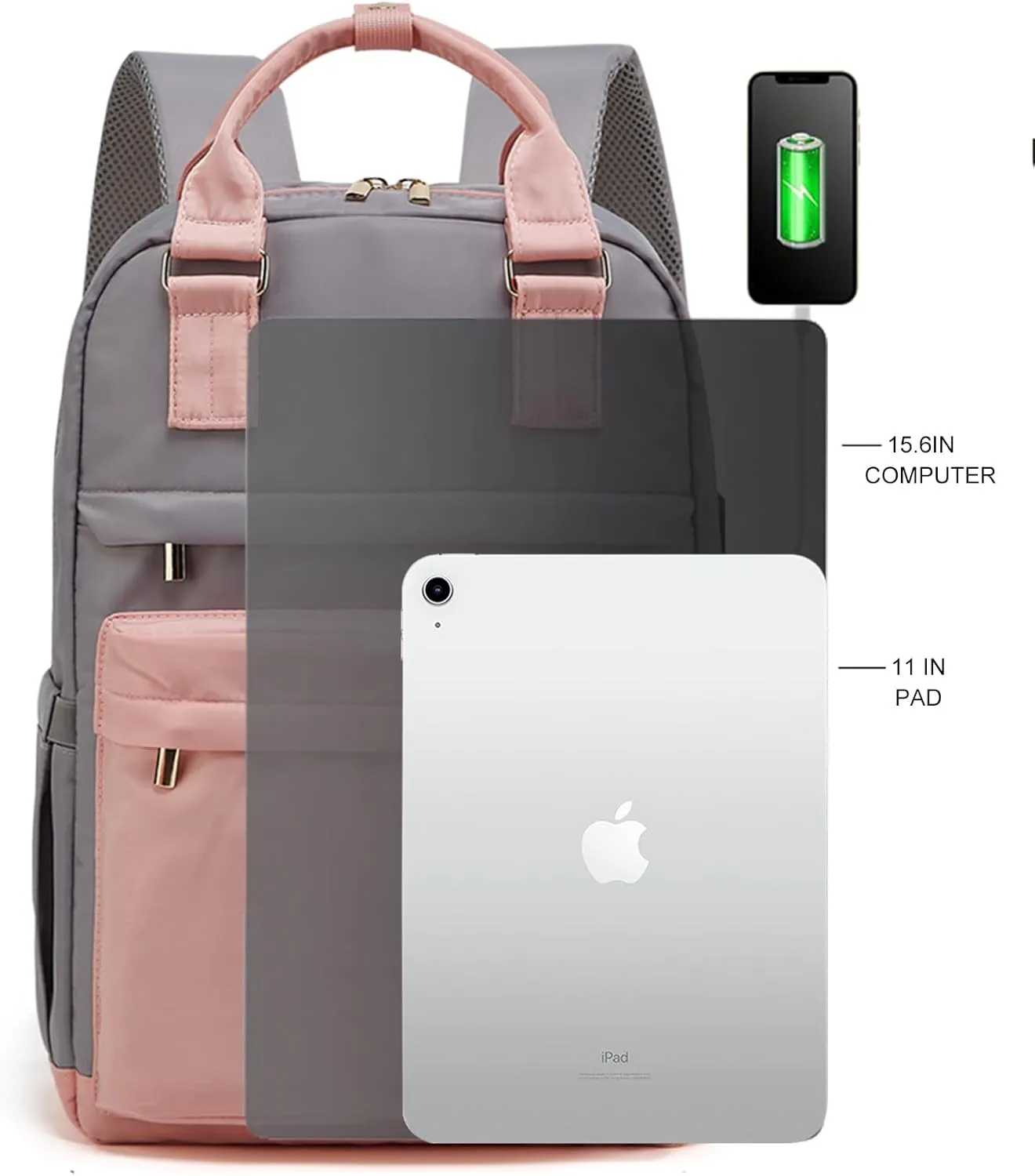 Makes Large Travel Backpack For Women Men,Carry On Backpack,Hiking Backpack Waterproof Outdoor Sports Rucksack Casual Daypack Travel Essentials