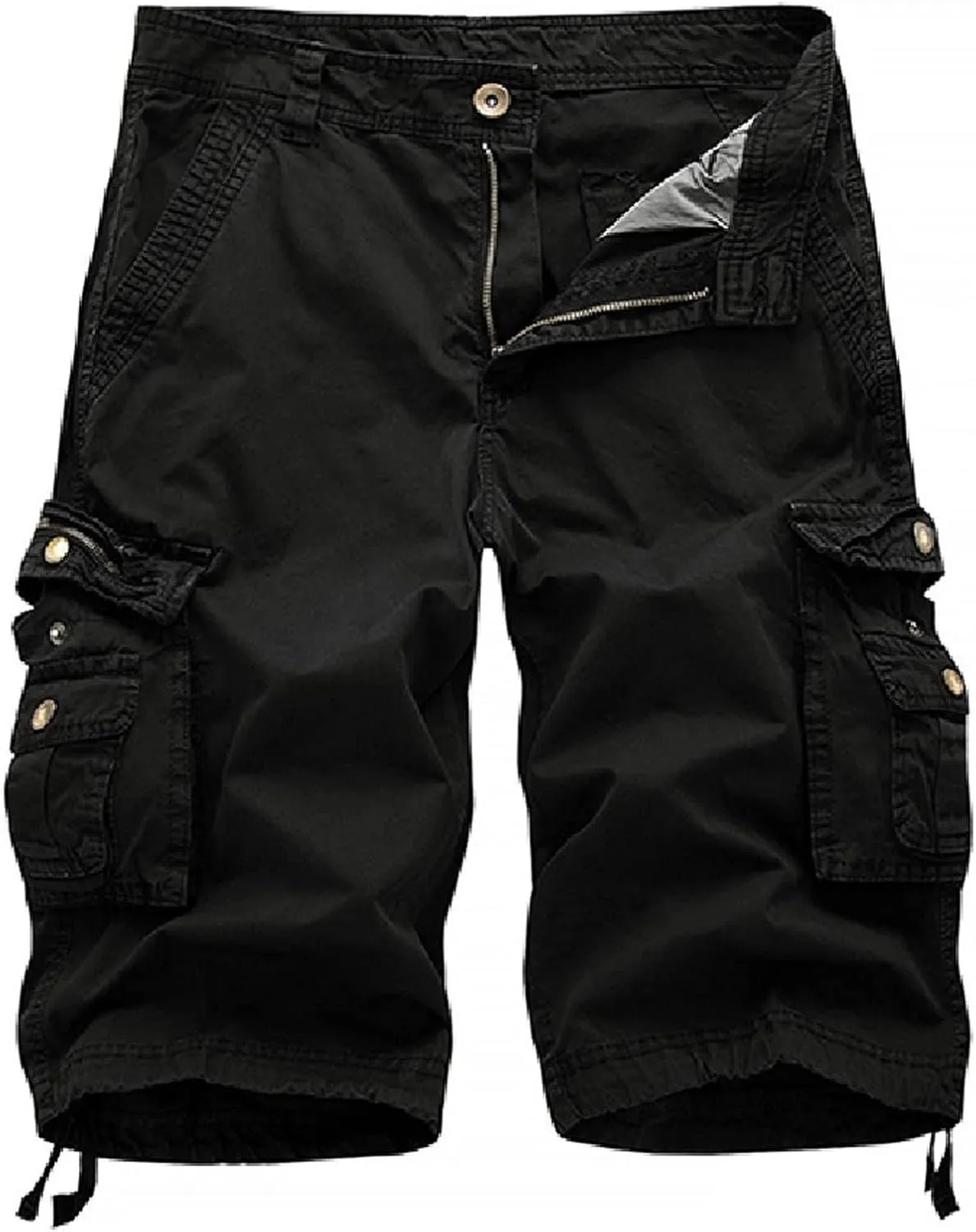 Men's Cargo Shorts Casual Lightweight Relaxed Fit Multi Pocket Sport Shorts Plus Size Summer Tactical Cargo Shorts