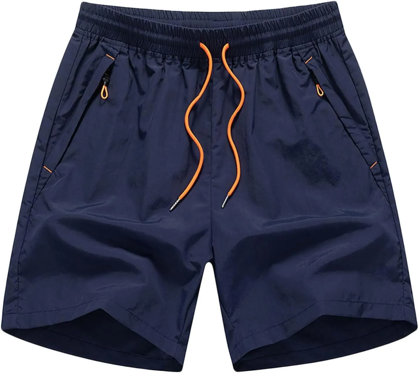 Mens Casual Elastic Waist Short Relaxed Drawstring Cargo Stretch Short Workout Lightweight Shorts