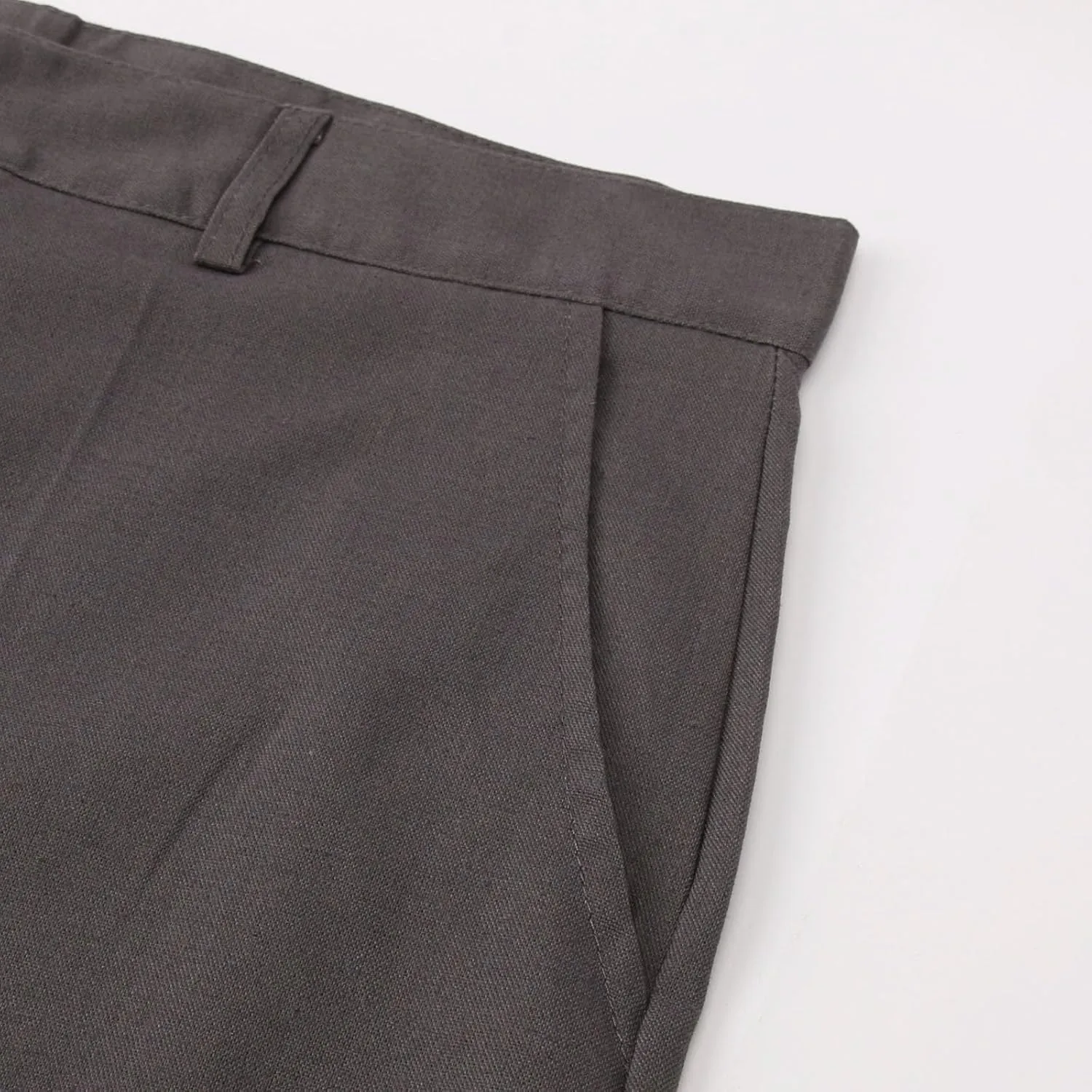 Men's Linen Cotton Dress Pants Summer Breathable Lightweight Trousers Straight Leg Casual Beach Yoga Pants Pockets