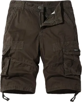 Men's Tactical Shorts Sports Leisure Multi-Pockets Cargo Shorts Relaxed Summer Short Pants
