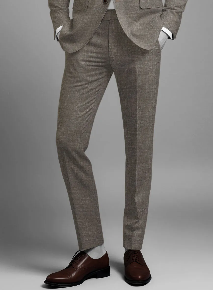 Napolean Ricci Mud Brown Wool Pants