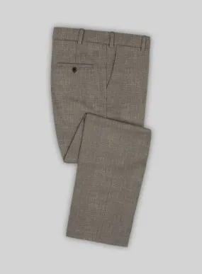Napolean Ricci Mud Brown Wool Pants