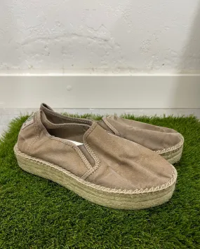 NATURAL WORLD ESPADRILLES WITH PLATFORM Beige