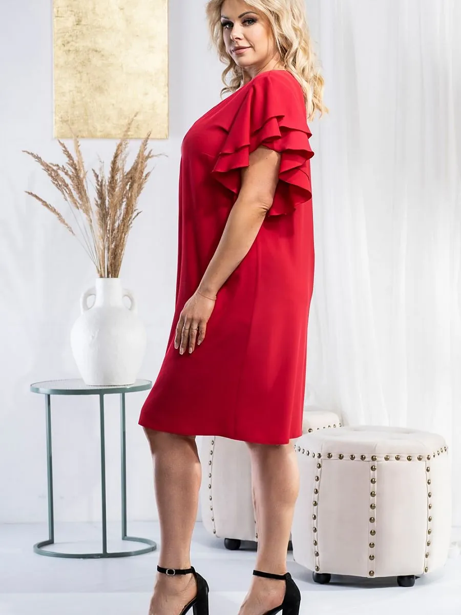 Plus size dress model 178524 Karko