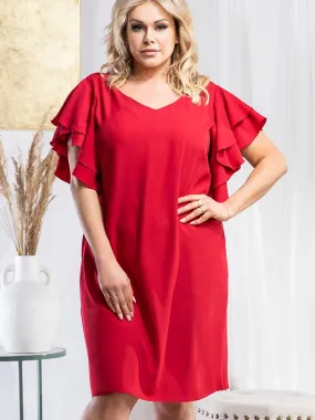 Plus size dress model 178524 Karko