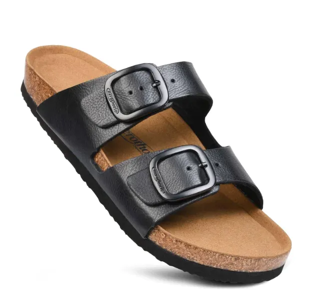 PU1107  -  ARETE WOMEN’S SLIDE SANDALS