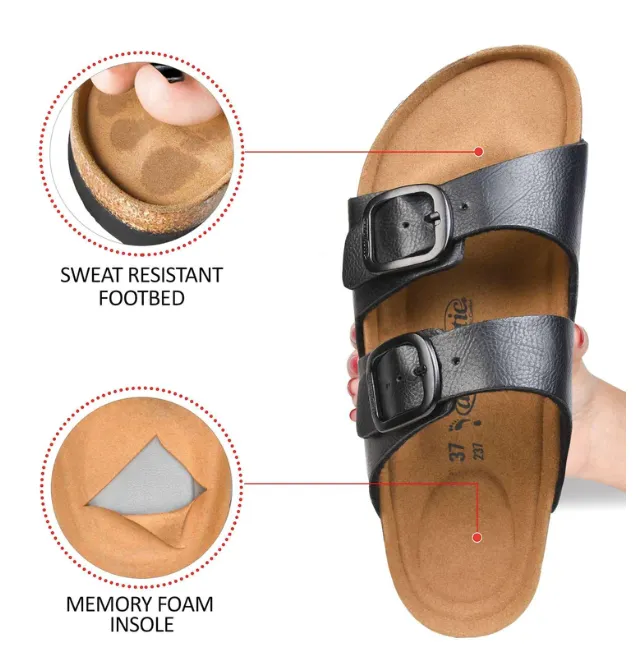 PU1107  -  ARETE WOMEN’S SLIDE SANDALS