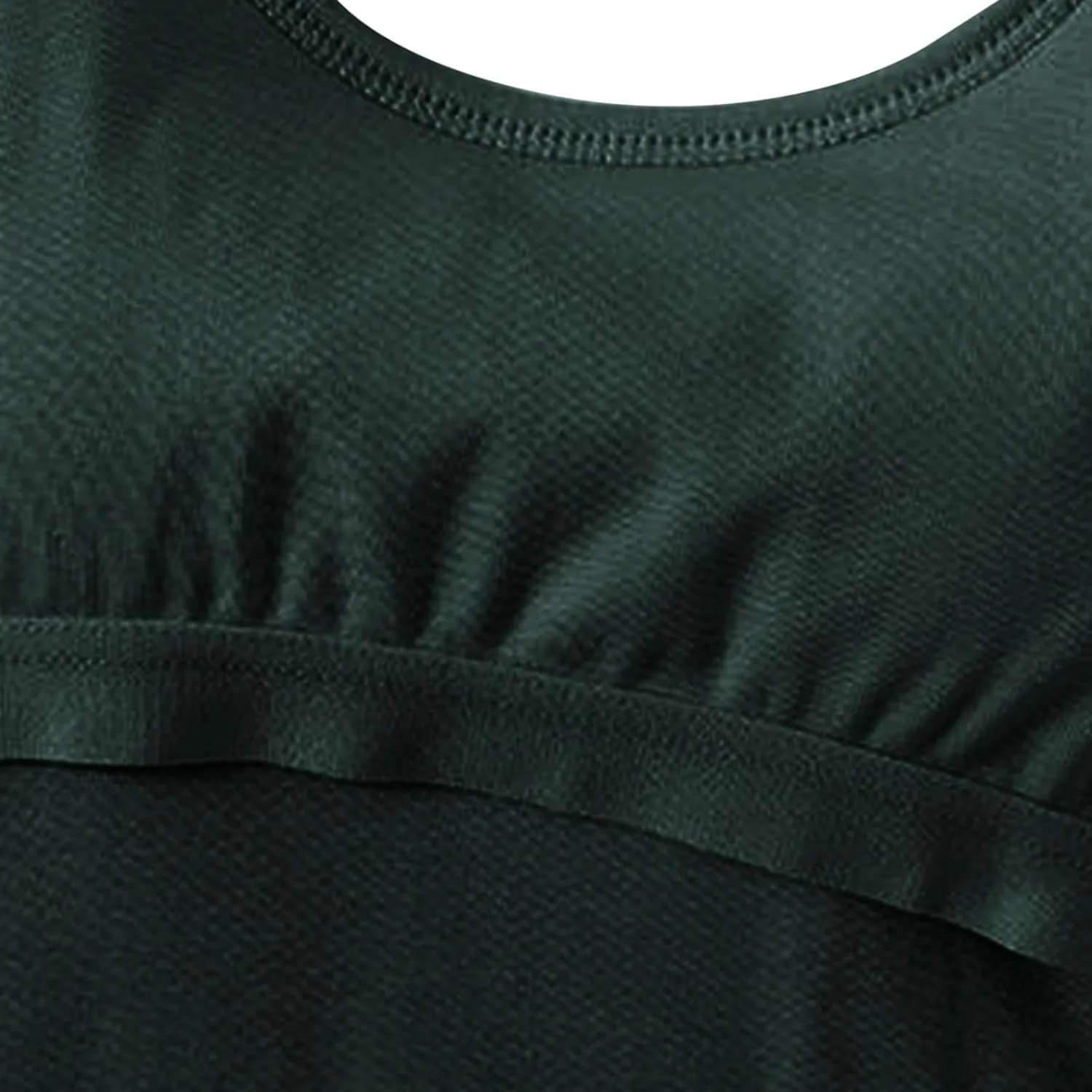 Seamless Sports Bra Cropped Tank Top for Women Spaghetti Straps Workout Tops Ribbed Cami Shirts Undershirt