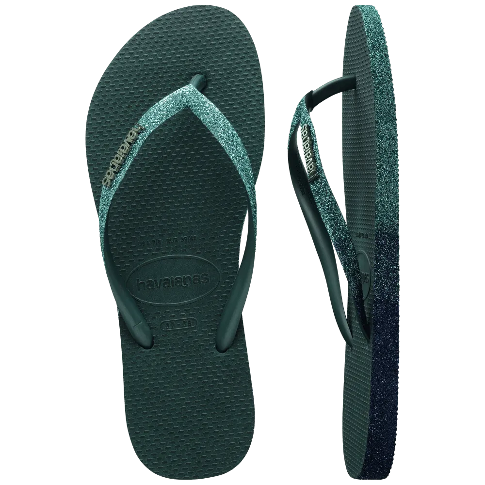 Slim Sparkle Flip Flops
