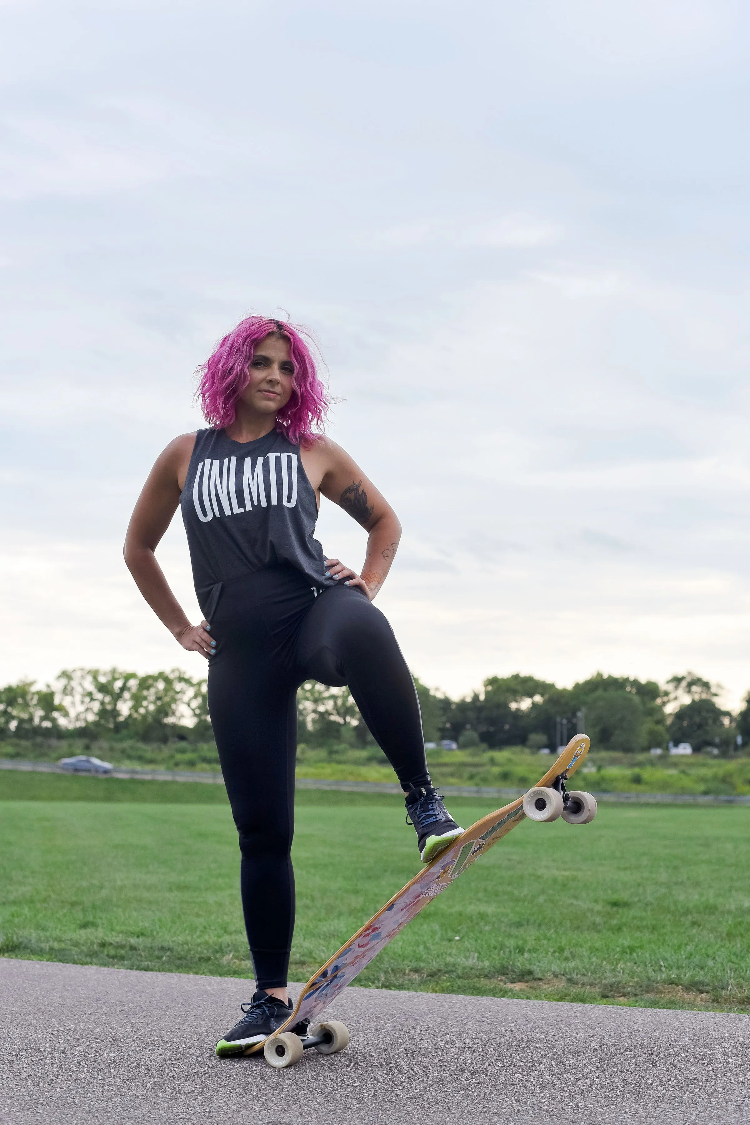 UNLMTD Signature Crop Tank Top