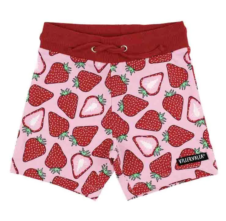 Villervalla Relaxed Shorts - Strawberry