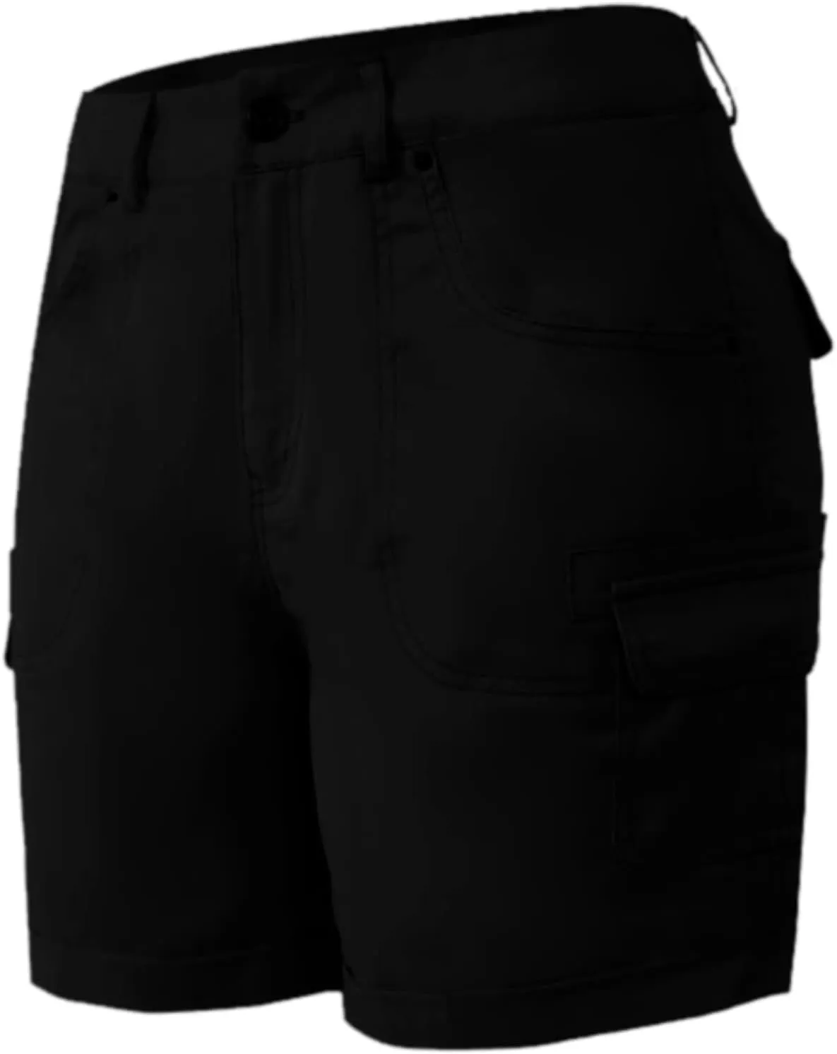 Women's Cargo Shorts Summer High Waisted Bermuda Shorts Casual Trendy Hiking Outfits Knee Length Pant with Pockets