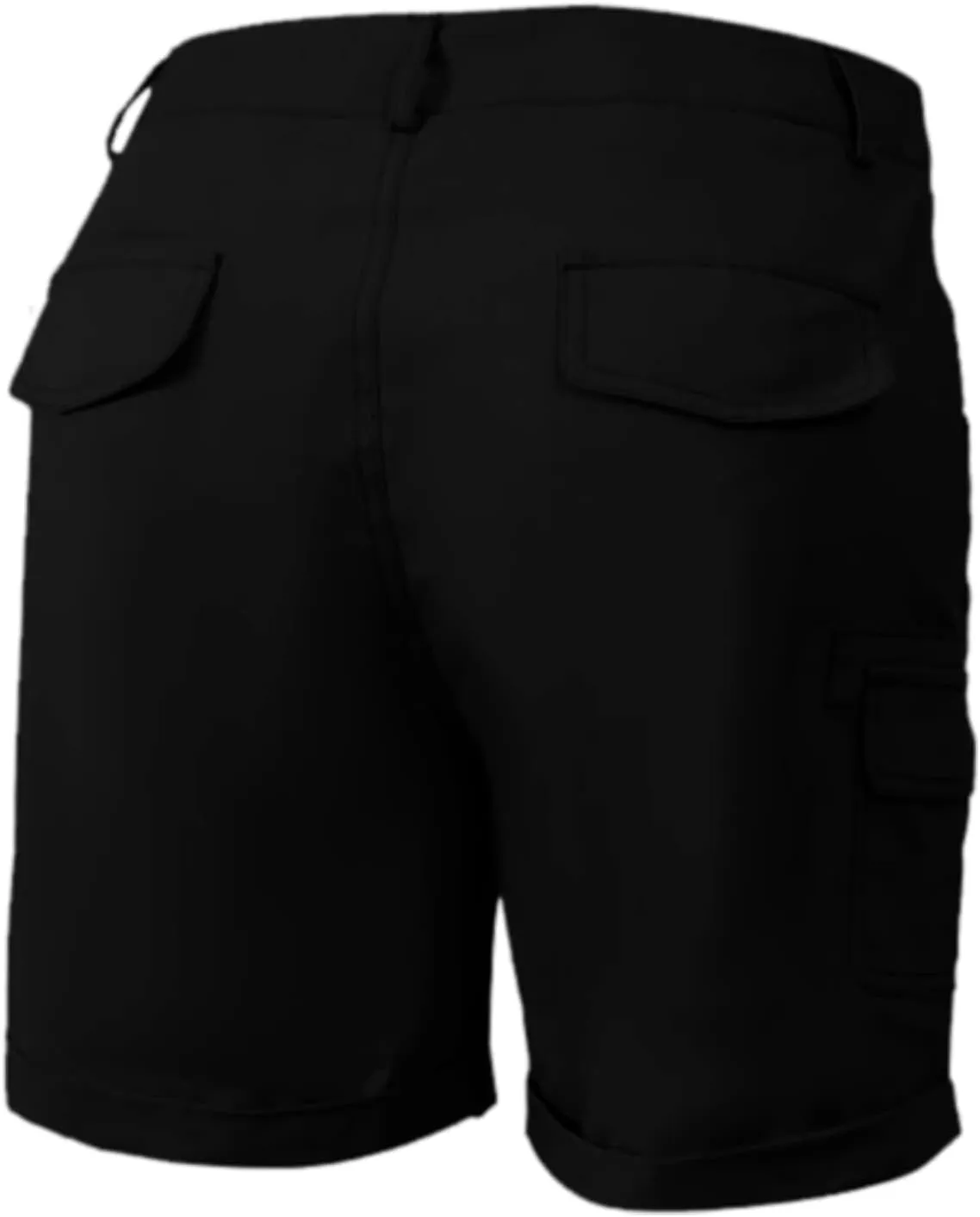 Women's Cargo Shorts Summer High Waisted Bermuda Shorts Casual Trendy Hiking Outfits Knee Length Pant with Pockets