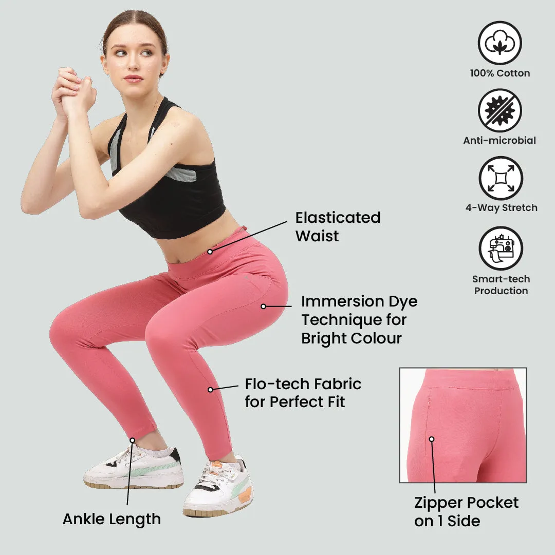Yoga Pants - Light Coral